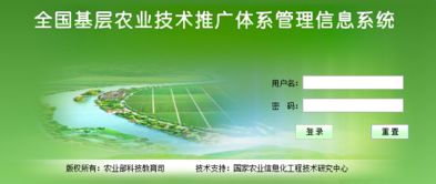 全國基層農業技術推廣體系管理信息系統登錄與經濟信息咨詢的協同優化探索